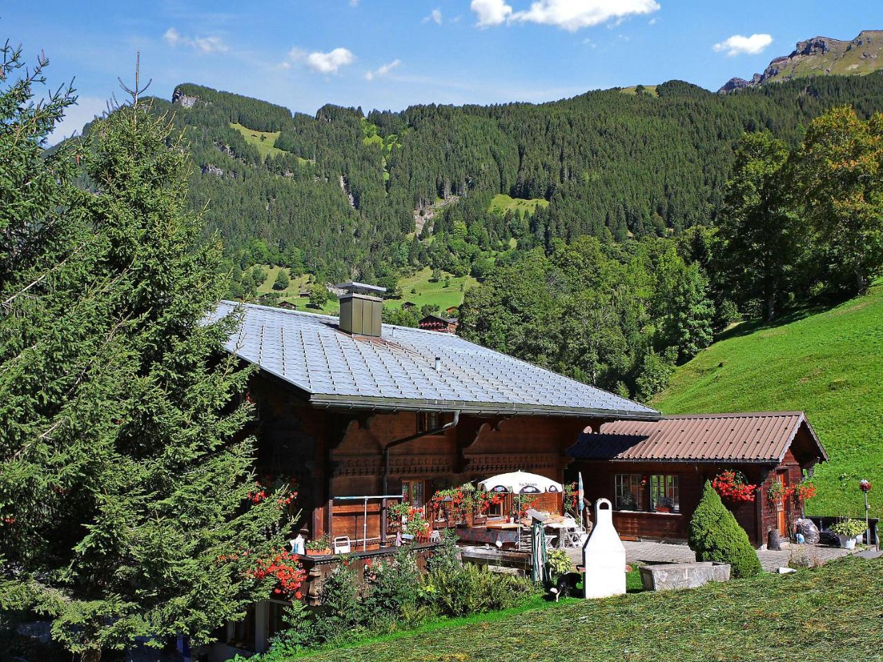 Apartment Chalet Marie Rosa-1 By Interhome 格林德瓦 外观 照片